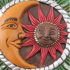 Mexican Sun and Moon Plaque-Home Décor-Siesta Crafts