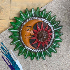 Mexican Sun and Moon Plaque-Home Décor-Siesta Crafts