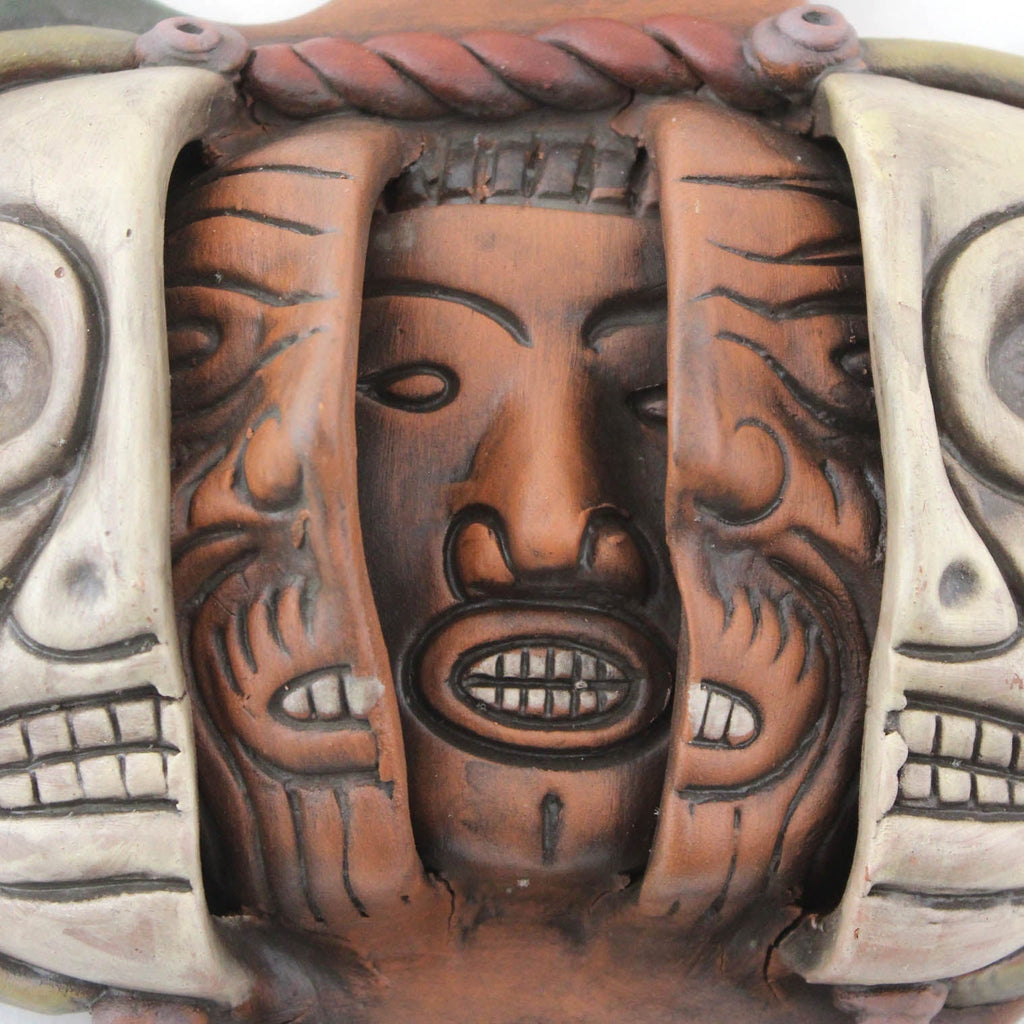 Large Triple Death Mask-Central & South American-Siesta Crafts