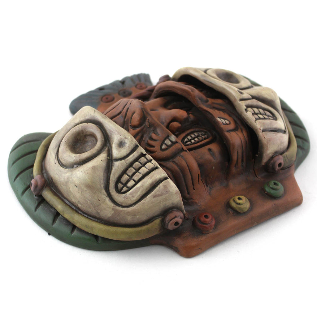 Large Triple Death Mask-Central & South American-Siesta Crafts