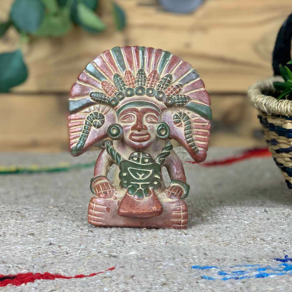 Small Maize God Idol-Central & South American-Siesta Crafts