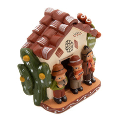 Pipe Players Ceramic-Ornaments & Figurines-Siesta Crafts