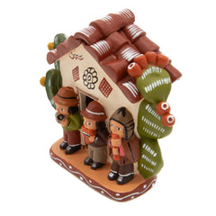 Pipe Players Ceramic-Ornaments & Figurines-Siesta Crafts