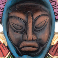 Colourful Eagle Warrior Mask-Central & South American-Siesta Crafts