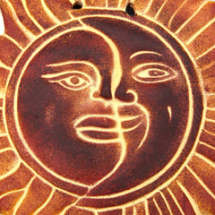 Sun and Moon Ceramic Plaque-Home Décor-Siesta Crafts