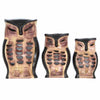 Mexican Ceramic Owl Plaques - Set of Three-Home Décor-Siesta Crafts