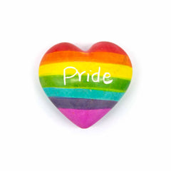 Soapstone Pride Heart-Ornaments & Figurines-Siesta Crafts