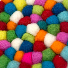 Felt Bobble Coaster-Kitchen & Tableware-Siesta Crafts