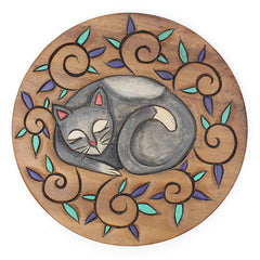 Curled Cat Stool-Furniture-Siesta Crafts