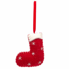 Stocking Felt Christmas Decoration-Home Décor-Siesta Crafts