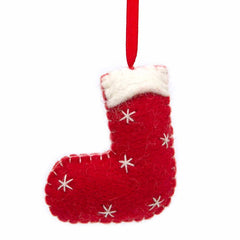 Stocking Felt Christmas Decoration-Home Décor-Siesta Crafts