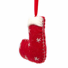 Stocking Felt Christmas Decoration-Home Décor-Siesta Crafts
