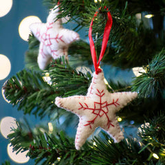Star Felt Christmas Decoration-Home Décor-Siesta Crafts