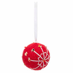 Bauble Felt Christmas Decoration-Home Décor-Siesta Crafts