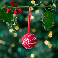 Bauble Felt Christmas Decoration-Home Décor-Siesta Crafts