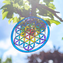 Flower of Life Suncatcher-Home Décor-Siesta Crafts