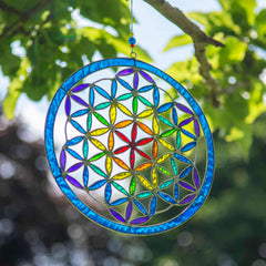 Flower of Life Suncatcher-Home Décor-Siesta Crafts