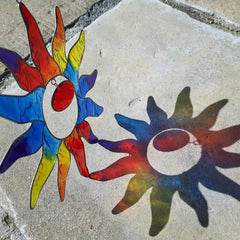 Rainbow Sun Suncatcher-Home Décor-Siesta Crafts