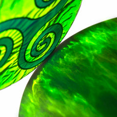 Green Triskelion Suncatcher-Home Décor-Siesta Crafts