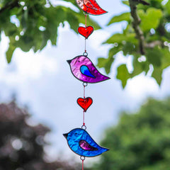 String of Birds Suncatcher-Home Décor-Siesta Crafts