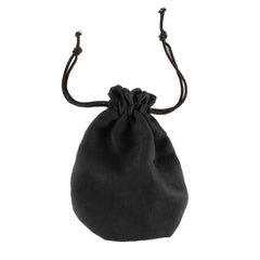 Black Faux Suede Bag-Bags & Purses-Siesta Crafts