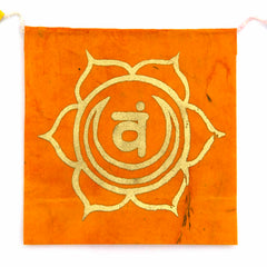 Long Lokta Paper Chakra String - Small-Buddhism-Siesta Crafts
