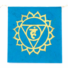 Long Lokta Paper Chakra String - Small-Buddhism-Siesta Crafts