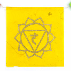 Long Lokta Paper Chakra String - Large-Buddhism-Siesta Crafts