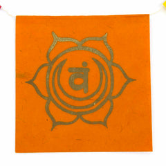Long Lokta Paper Chakra String - Large-Buddhism-Siesta Crafts