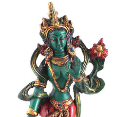 Resin Dancing Tara Statue-Buddhism-Siesta Crafts