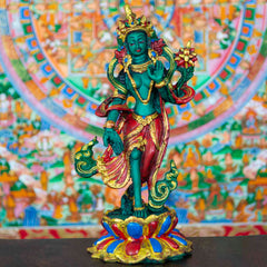 Resin Dancing Tara Statue-Buddhism-Siesta Crafts