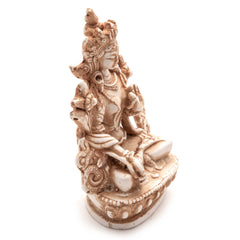 White Tara Resin Statue-Buddhism-Siesta Crafts