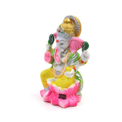 Vibrant Ganesh Statue-Hinduism-Siesta Crafts