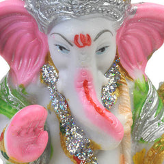 Vibrant Ganesh Statue-Hinduism-Siesta Crafts