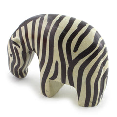 Soapstone Zebra-Ornaments & Figurines-Siesta Crafts