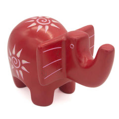 Soapstone Patterned Elephant-Ornaments & Figurines-Siesta Crafts