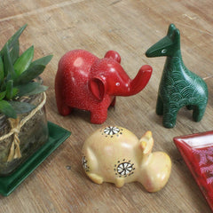Soapstone Llama-Ornaments & Figurines-Siesta Crafts