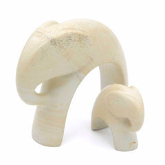 Mother and Baby Elephant-Ornaments & Figurines-Siesta Crafts