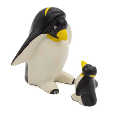 Soapstone Mother and Baby Penguin-Ornaments & Figurines-Siesta Crafts