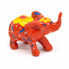 Medium Painted Resin Elephant-Ornaments & Figurines-Siesta Crafts