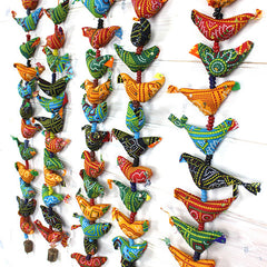 String of Birds with Bell-Home Décor-Siesta Crafts
