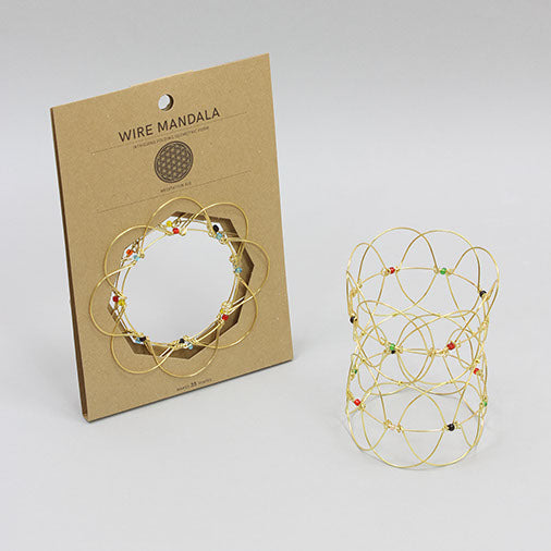 Folding Wire Mandala - POS Packaged-Wellbeing-Siesta Crafts