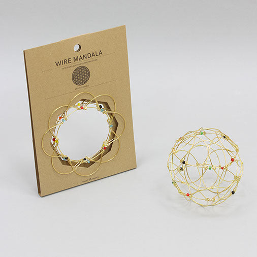 Folding Wire Mandala - POS Packaged-Wellbeing-Siesta Crafts