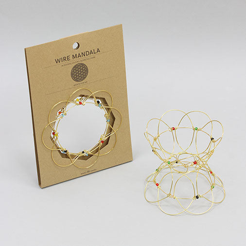 Folding Wire Mandala - POS Packaged-Wellbeing-Siesta Crafts