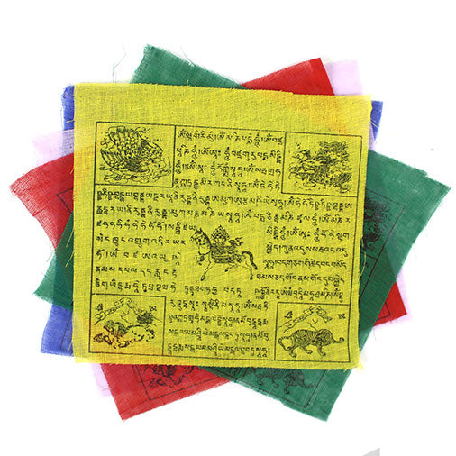 Fair Trade Prayer Flags - Flat-Buddhism-Siesta Crafts