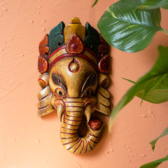 Ganesh Mask-Home Décor-Siesta Crafts