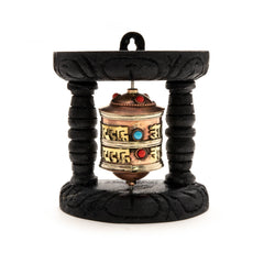 Wall Mounted Prayer Wheel Single-Buddhism-Siesta Crafts
