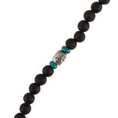 Lava Bead and Buddha Malah Beads-Buddhism-Siesta Crafts