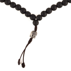 Lava Bead and Buddha Malah Beads-Buddhism-Siesta Crafts