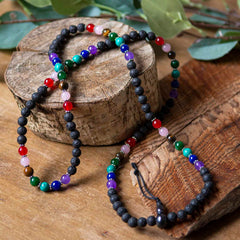 Seven Chakra Mallah Beads-Buddhism-Siesta Crafts